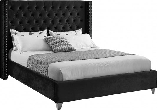 Velevt Tufted Aiden Bed