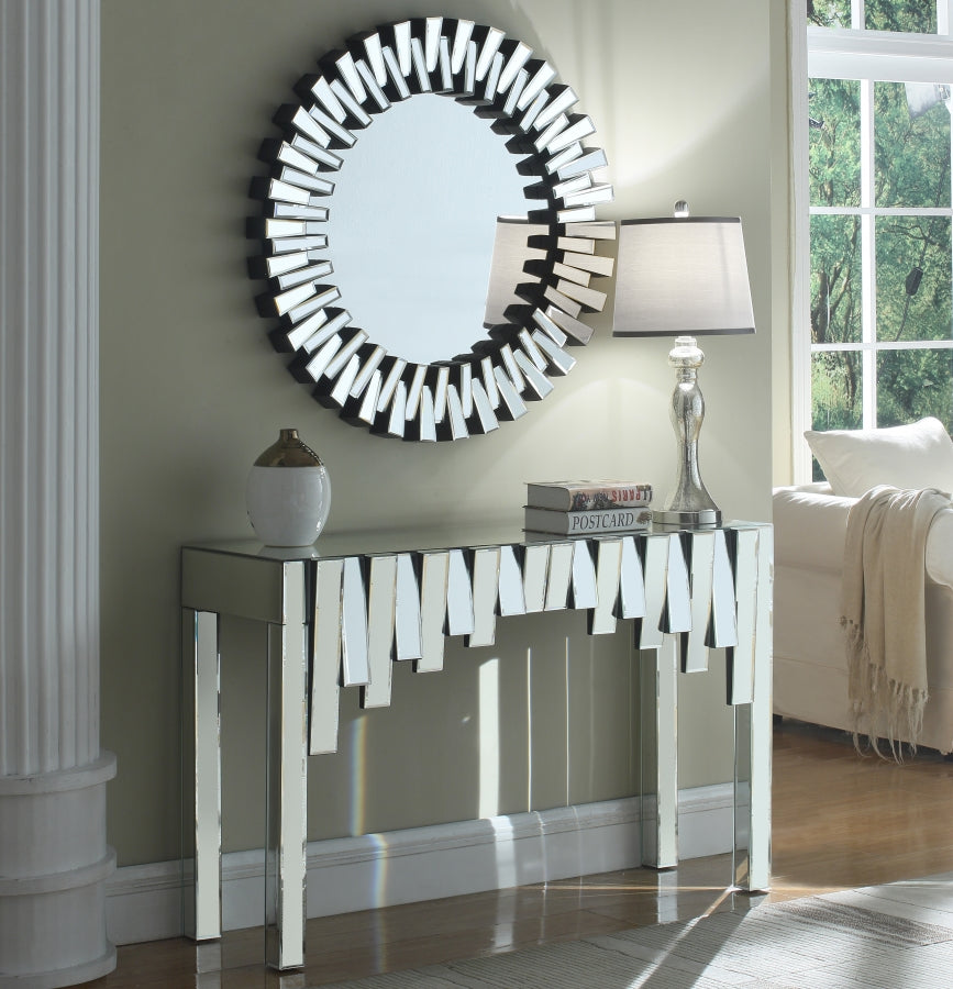 Silver Kylie Circular Wall Mirror