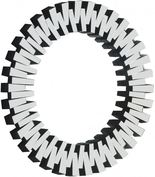 Silver Kylie Circular Wall Mirror