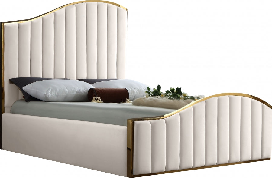 Jolie Velvet Platform Bed