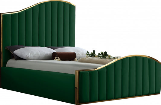 Jolie Velvet Platform Bed