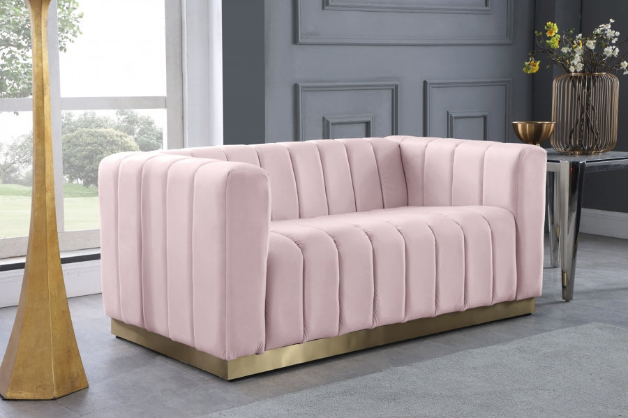 Marlon Velvet Loveseat