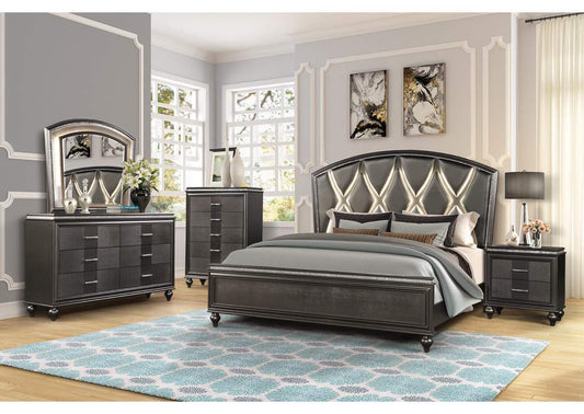 King Ginger 5pc Bedroom Set