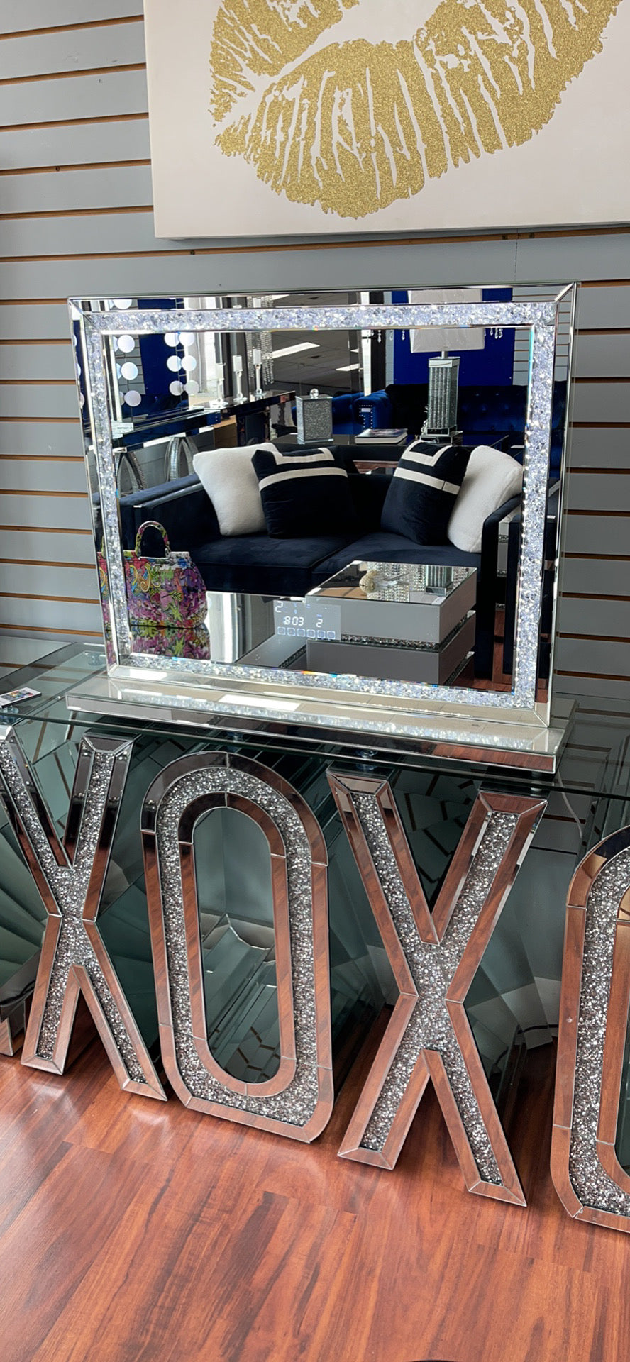 Bluetooth Vanity Mirror w/Crushed 💎s