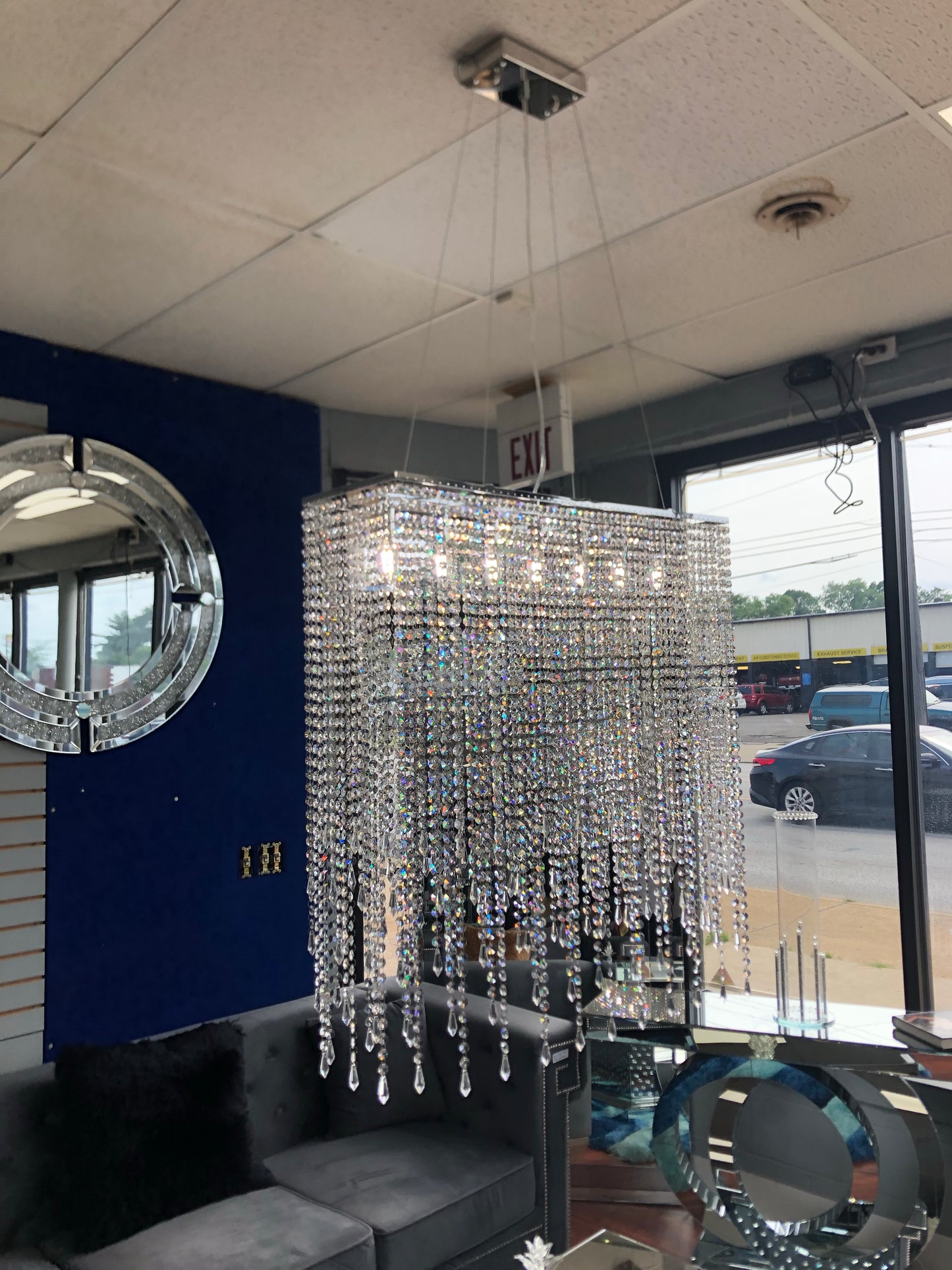 Glam Style Large Chandelier