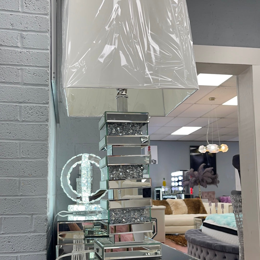Glam Style Lamp with crushed diamonds 💎