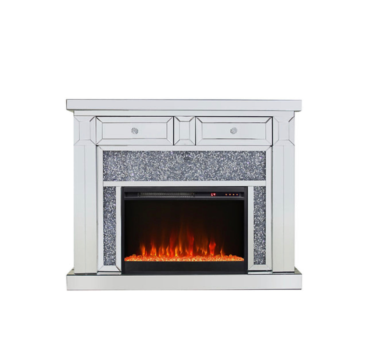 Philly Mirrored Fireplace