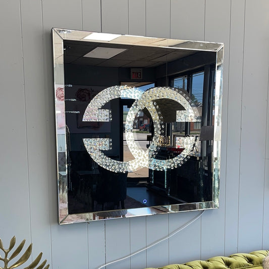 New “GG” Wall Mirror w/LED Lighting