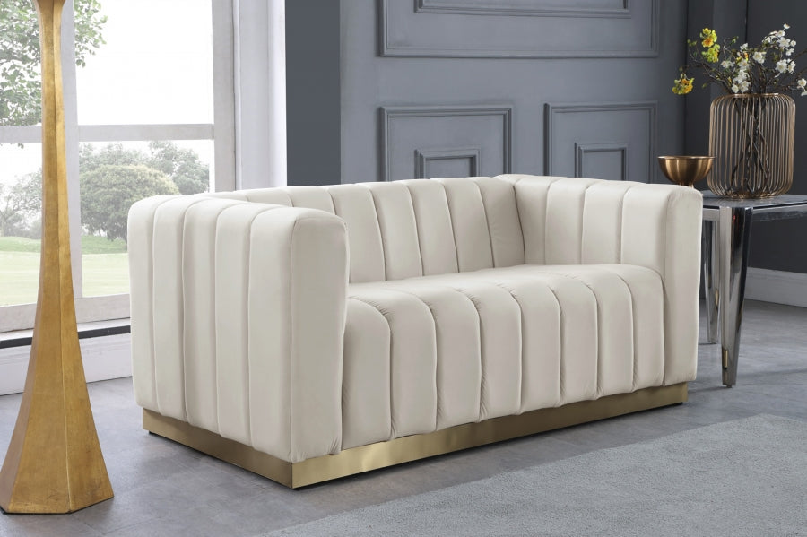 Marlon Velvet Loveseat