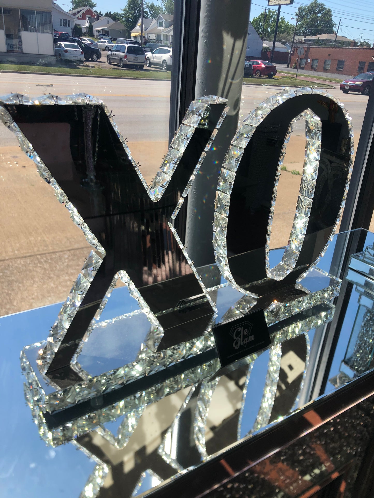 GLAM LED "XO" CRYSTAL LAMP