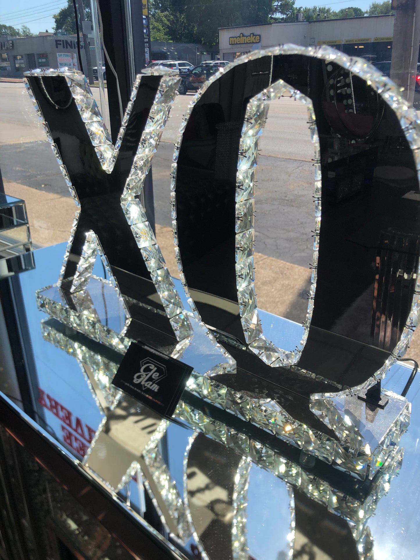 GLAM LED "XO" CRYSTAL LAMP