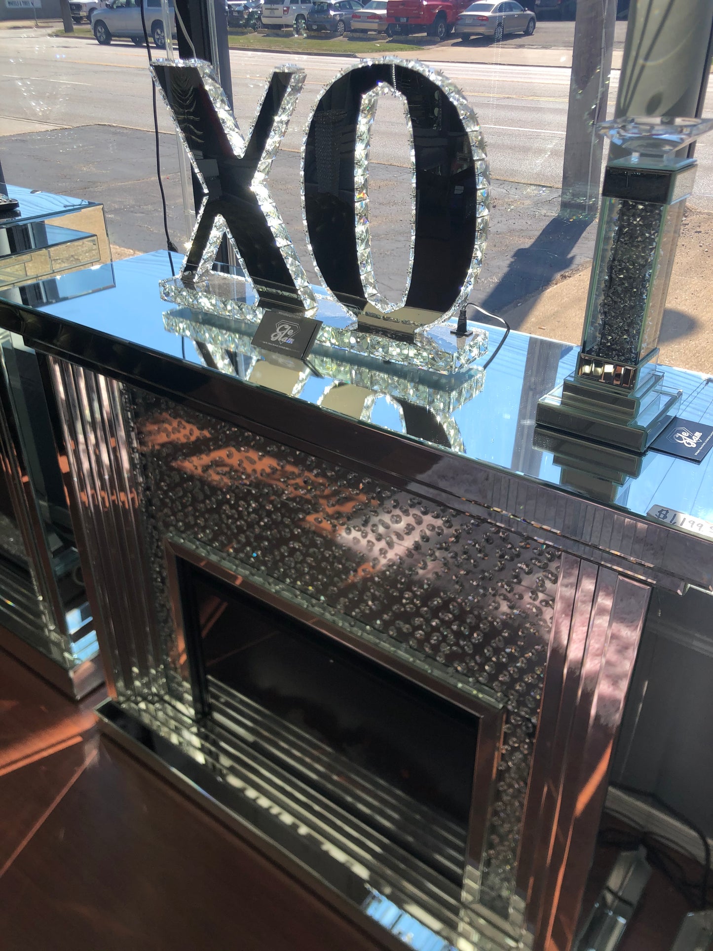 GLAM LED "XO" CRYSTAL LAMP
