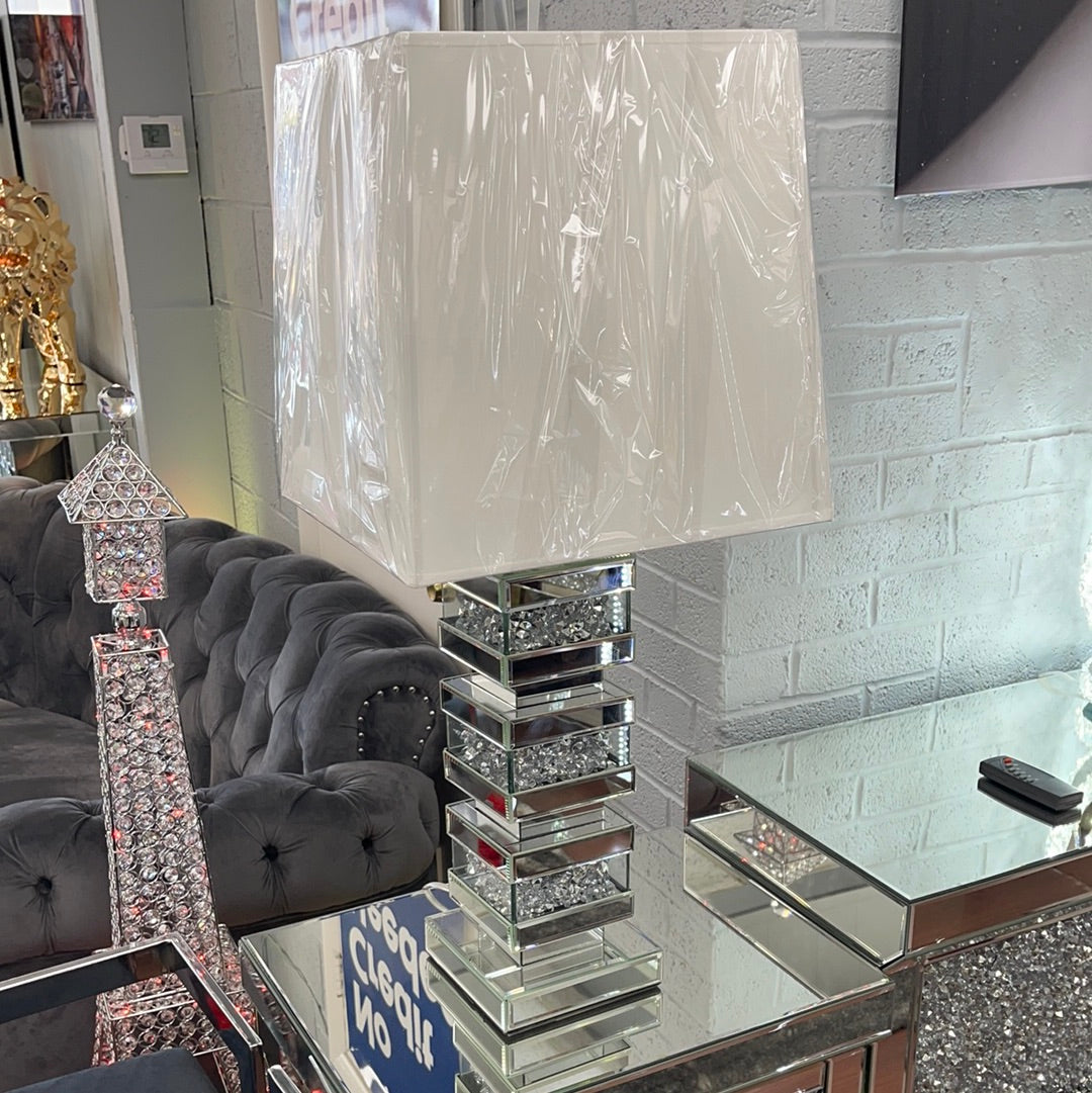 Glam Style Lamp with crushed diamonds 💎