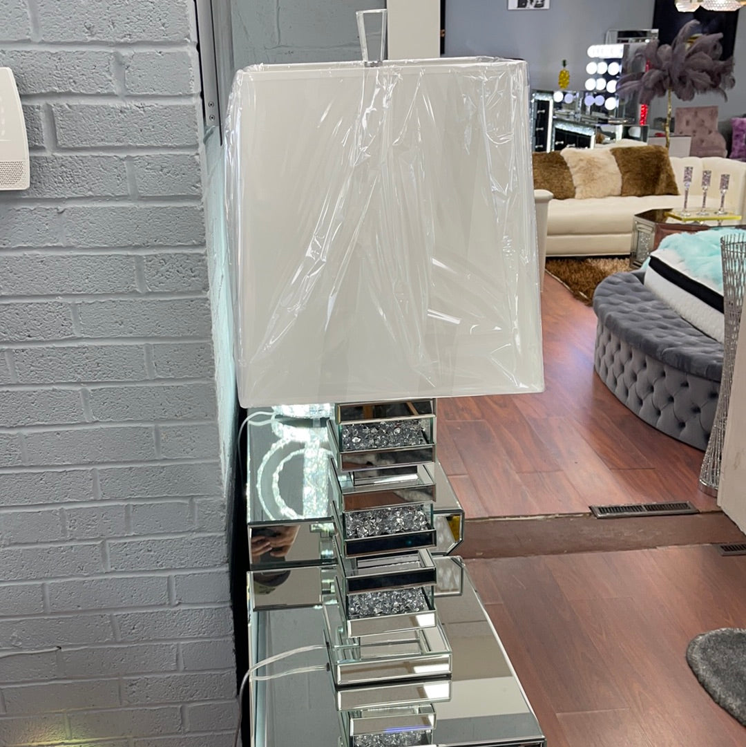 Glam Style Lamp with crushed diamonds 💎